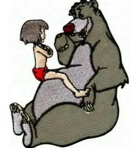 Mono-Quick Aufbügelbild Disney das Dschungelbuch 1 Stück - Breite: 6 cm - Länge: 7.4 cm - Motiv: Dschungel - Anzahl Stück: 1 Stück