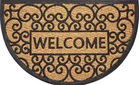 Hanse Home Fussmatte Welcome 45 cm x 75 cm, Schwarz/Braun - Nachhaltigkeit: Nicht angegeben - Motiv: Schriftzug - Detailfarbe: Braun - Schwarz - Breite: 45 cm - Länge: 75 cm - Detailmaterial: Gummi - Kokos