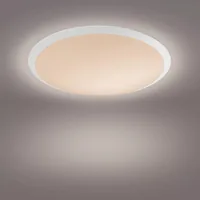 Philips Deckenleuchte Cavanal, 18 W, 1500 lm, 2700 K, Weiss - Leuchten Kategorie: Deckenleuchte - Betriebsart: Netzbetrieb - Lampensockel: LED fest verbaut - Farbtemperatur Kelvin: 2700 K - Dimmbar: dimmbar - Farbwiedergabeindex CRI: 80