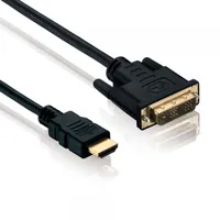 PureLink Anschlusskabel, HDMI Stecker/ DVI-D 18+1 St, FULL HD, BASIC,1,5m, schw