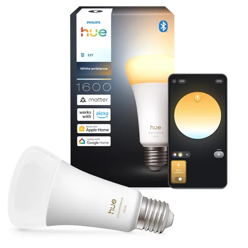 Philips by Signify Hue White ambiance 8720169364288 soluzione di illuminazione intelligente Lampadina intelligente Bluetooth/Zigbee 11,8 W