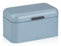 Kela Frisca bread box Rectangular Blue Metal