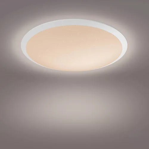 Philips Deckenleuchte Cavanal, 18 W, 1500 lm, 2700 K, Weiss - Leuchten Kategorie: Deckenleuchte - Betriebsart: Netzbetrieb - Lampensockel: LED fest verbaut - Farbtemperatur Kelvin: 2700 K - Dimmbar: dimmbar - Farbwiedergabeindex CRI: 80