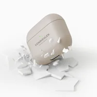 Vonmählen Transportcase Thin AirPods 4 Crème - Detailfarbe: Crème - Zubehörtyp Kopfhörer: Schutzhülle