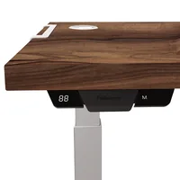 Fellowes Tischplatte Levado 140 x 80 cm, Walnuss - Tiefe: 140 cm - Breite: 80 cm - Material: Melamin - PVC - Höhe: 2.5 cm - Gewicht: 17.8 kg - Steh- & Sitzgestelltyp: Tischplatte