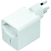 STEFFEN Klappstecker 1xT13, mit USB C 5 V/3.0 A PD Weiss - Detailfarbe: Weiss - Schalter: Nein - Steckdosenanzahl: 1 - Ausstattung: USB-Ladeanschluss - Steckdose T13 - Kinderschutz: Nein