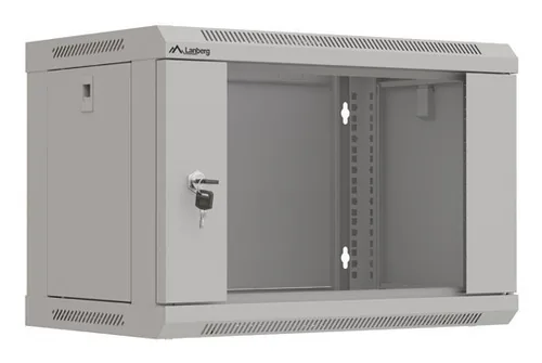 LANBERG 19"" 6U 540x350 Wandgehäuse Glastür FlatPack gr