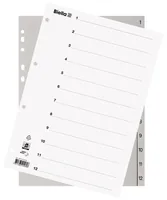 BIELLA Register PP A4 47141200U grau 1-12