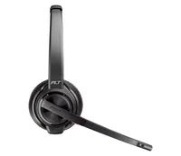 HP Poly Savi 8220 UC DECT 1880-1900 MHz USB-A Headset Auricolare Wireless A Padiglione Ufficio Bluetooth Base di ricarica Nero