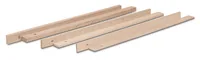 Städter Teighölzer 35 mm, 6-teilig - Verpackungseinheit: 6 Stück - Ausrollhöhen: 35 mm - Detailfarbe: Braun - Material: Holz