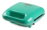 Domo Sandwich-Toaster DO1109C 750 W - Produkttyp: Sandwich Toaster - Höhenverstellbar: Nein - Detailfarbe: Grün - Leistung: 750 W - Temperatur einstellbar: Nein - Anzahl unterschiedliche Grillplatten: 5