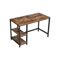 Songmics Tisch LWD47X Vintagebraun-Schwarz - Material: Spanplatte - Stahl - Belastbarkeit: 50 kg