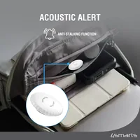 4smarts Schlüsselfinder SkyTag Slim 2er Set schwarz, weiss - Verbindungsmöglichkeiten: Bluetooth - Verbindungsreichweite Max.: 10 m - System-Kompatibilität: Apple Find My-App