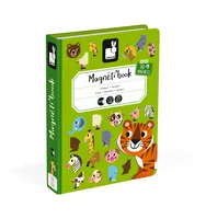 Janod Beschäftigungsspielzeug Magnetbuch Tiere - Altersempfehlung ab: 3 Jahren - Material: Pappe - Eigenschaften: Keine Eigenschaft - Zertifikate: FSC - Detailfarbe: Grün