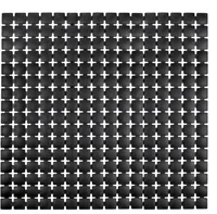 Kleine Wolke Duschwanneneinlage Gatty 54 x 54 cm, Schwarz - Breite: 54 cm - Länge: 54 cm - Detailfarbe: Schwarz - Detailmaterial: Polypropylen (PP) - Grundmaterial: Kunststoff