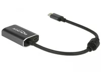 Delock Adapter 4K USB-C - Mini-DP/USB-C  mit PD - Kabeltyp: Adapter - Videoanschluss Seite A: USB Type-C - Videoanschluss Seite B: USB Type-C - Mini-DisplayPort