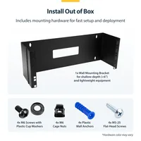 HINGED WALL MOUNTING BRACKET .