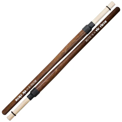 Vic Firth Hot Rod RUTE-X Light Paar - Packungsgrösse: 1 Paar - Ausstattung: Standard - Verschiebbare Ringe - Material: Birke - Hickory
