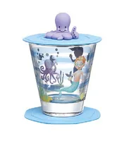 Leonardo Kindertrinkglas Avventura 215 ml, 3-teilig, Meer - Art: Kindertrinkglas - Materialtyp: Glas - Material: Kalk-Natron-Glas - Eigenschaften: Keine Eigenschaft - Detailfarbe: Transparent - Hellblau - Lila - Spülmaschinenfest: Ja
