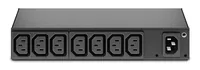 APC Basic Rack PDU AP6015A Rack AC 100/120/200/208/230/240V input IEC 60320 C14 output connectors -  8 power IEC 60320 C13 1U BK