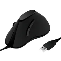 Logilink Maus Ergonomisch Vertical 5 Tasten 1000dpi schwarz