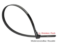 Good Connections Wiederverwendb. Kabelbinder 150mmx7,2mm