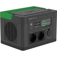 APC Schneider OffGrid 330 - Tragbares kraftwerk - LCD, Lithium-Ionen, 2 CEE 7/3 Schuko-Steckdosen, Sinuswelle, 3 USB-A, 1 USB-C, kabelloses Laden