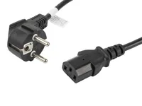 LANBERG CEE 77->IEC 320 C13 1,8m VDE Stromkabel schwarz