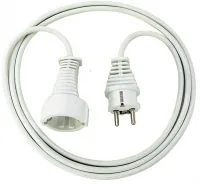 Brennenstuhl Verl.-Kabel 5m H05V V-F3G1,5 weiss
