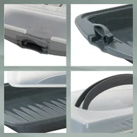 Kela Cakeplatte Deli Dunkelgrau/Weiss - Produkttyp: Cakeplatte - Materialtyp: Kunststoff - Material: Polypropylen (PP) - Detailfarbe: Dunkelgrau - Weiss - Anzahl Etagen: 1 × - Stapelbar: Nein