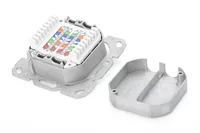 DIGITUS CAT 6A NETWORK OUTLET CLASS EA FLUSH VERTIKAL