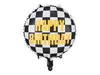 Partydeco Folienballon Auto Schwarz/Weiss, 45 cm - Packungsgrösse: 1 Stück - Grösse: 45 cm - Motiv: Auto - Produkttyp: Folienballon - Material: Folie - Detailfarbe: Weiss - Schwarz