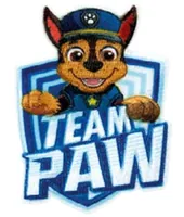 Mono-Quick Aufbügelbild Paw Patrol Chase Team 1 Stück - Breite: 4.8 cm - Länge: 6.5 cm - Motiv: Paw Patrol - Anzahl Stück: 1 Stück