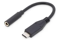 USB AUDIO ADAPTER CABLE C 3.5MM ONLY FOR  SMARTPHONES  TABLETS