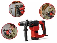 Einhell Bohrhammer TC-RH 28 3F - Produktkategorie: Bohrhammer - Werkzeugaufnahme: SDS-plus - Meisselfunktion: Ja - Akkusystem: Netzbetrieb (kein Akku) - Schlagstärke (J): 3.5 J. - Max. Bohrdurchmesser Beton: 28 mm
