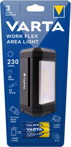 Varta WORK FLEX AREA LIGHT lampada di emergenza 230 lm Nero