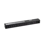 APC RACK PDU BASIC 1 U 16A 230V Stromverteilereinheit (PDU) 12 AC-Ausgänge 0U/1U Schwarz