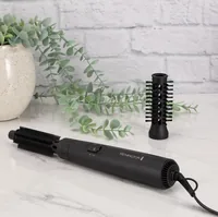 Remington Warmluftbürste Blow Dry and Style AS7100 - Typ: Warmluftbürste - Diffusor: Nein - Klappbarer Griff: Nein - Spannungsanpassung: Nein - Detailfarbe: Schwarz - Ionentechnologie: Nein