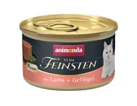 ANIMONDA Vom Feinsten Mousse Salmon and poultry - wet cat food - 85g