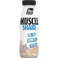 All Stars Milchshake Muscle Vanille - Nährwertangabe pro: 100 ml - Energiegehalt (in kj): 210 KJ - Energiegehalt (in kcal): 50 Kcal - Fett: 0.4 g - Davon gesättigte Fettsäuren: 0.1 g - Kohlenhydrate: 3.9 g