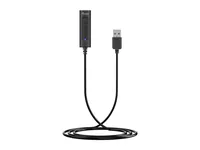 Equip Adapter USB-A-> 4-Pin 3.5mm StBu DAC Button schwarz