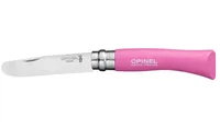 opinel Kindermesser N°07 Mon Premier  Fuchsia - Typ: Klappmesser - Schalenmaterial: Holz - Funktionen: Keine - Einhandklinge: Ja - Verriegelung: Arretierbare Klinge - Anzahl Funktionen: 1-10