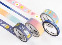 FOLIA Washi Tape Set Sunnyside 26453 Hotfoil 4 Stück
