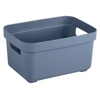 Sigma Home Aufbewahrungsbox 2.5 Liter Dunkelblau - Breite: 17.7 cm - Höhe: 12.8 cm - Tiefe: 9.3 cm - Volumen: 2.5 l - Produkttyp: Aufbewahrungsbox - Verpackungseinheit: 1 Stück