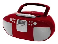 Soundmaster SCD7800RO portable stereo system Analog & digital 3 W DAB+, FM Red MP3 playback