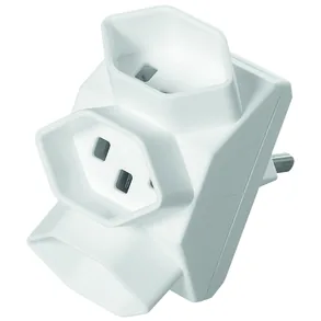 Steffen 3xT23 power extension 3 AC outlet(s) White