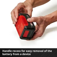 Power-X-Change Starter-Kit A1, 18Volt 4Ah (schwarz/rot, Akku + Ladegerät)