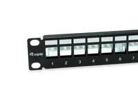 Equip 10 Patchpanel 12xKeystones FTP 1U RAL9005