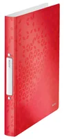 Leitz Ringbuch WOW A4, 2.5 cm, Rot - Papierformat: A4 - Anzahl Ringe: 2