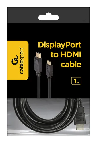 Gembird DisplayPort - HDMI, 1m HDMI Type A (Standard) Black